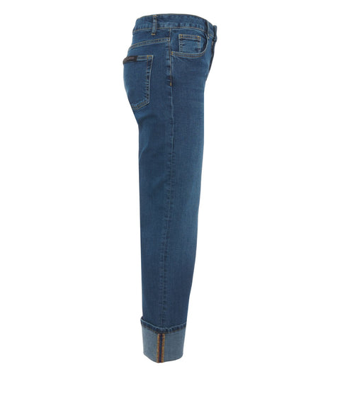 Jeans mit Umschlag
