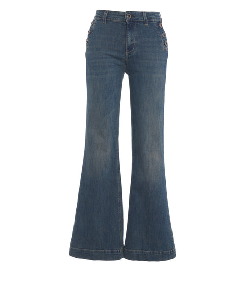 Jeans aus Baumwollmischung