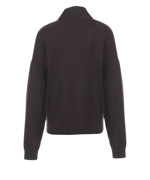 Pullover mit Schalkragen