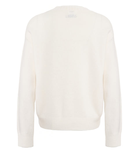 Pullover mit Stickerei