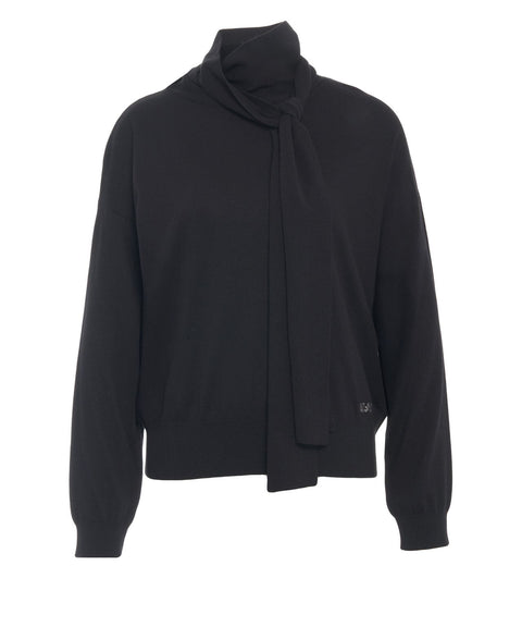 Pullover mit Schalkragen