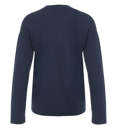 Pullover mit Seitenschlitz