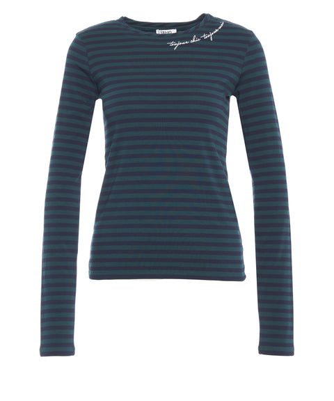Langarmshirt mit Streifenmuster