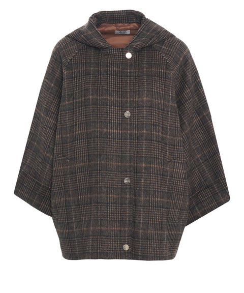 Jacket with checkered pattern
