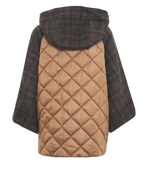 Jacket with checkered pattern
