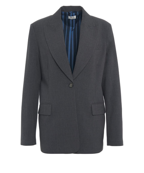 Blazer mit Pattentaschen