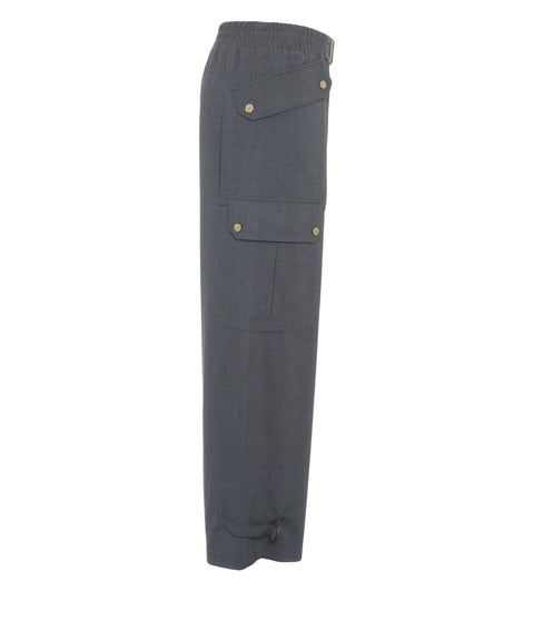 Cargo pants with belt