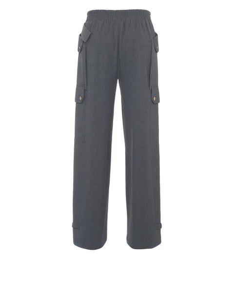 Cargo pants with belt