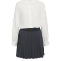 Mini dress with waist belt