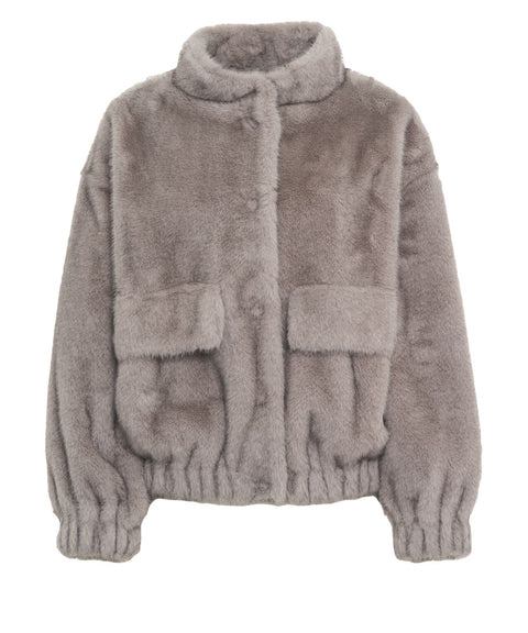 Jacke aus Kunstfell