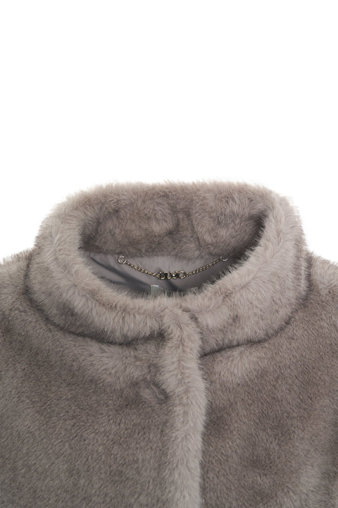 Jacke aus Kunstfell