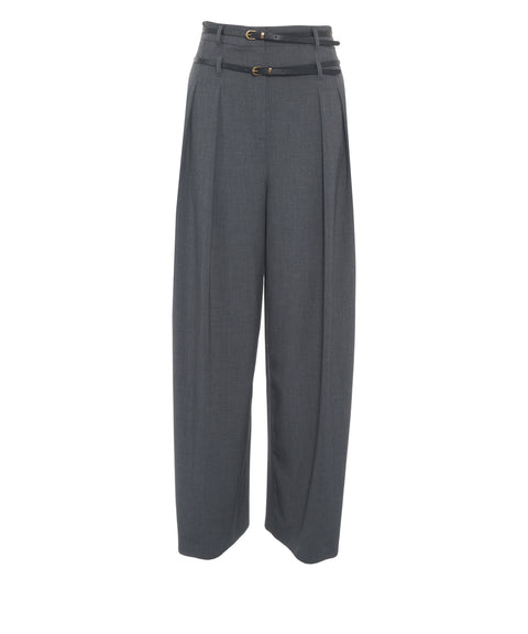 Hose mit Bundfalten
