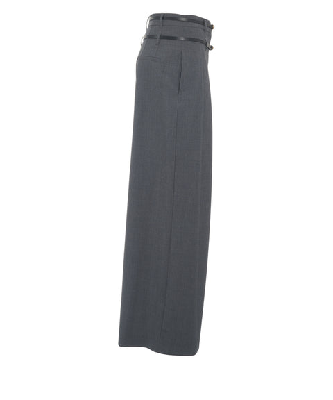 Hose mit Bundfalten
