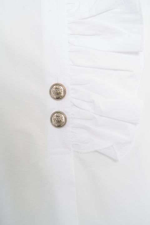 Blouse with ruffle details