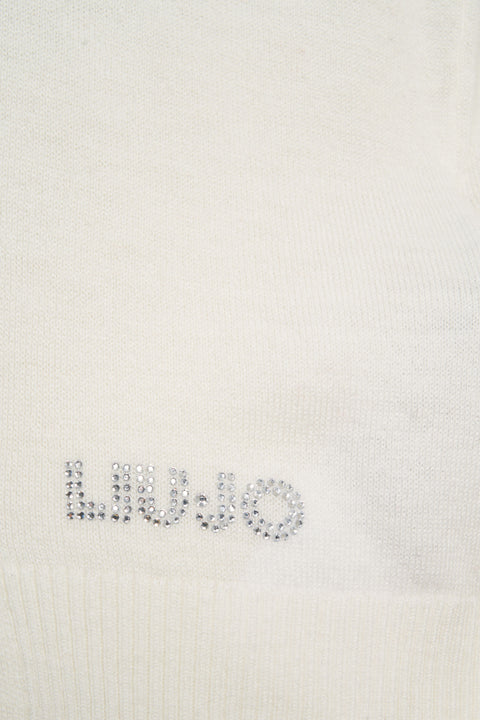 Strickoberteil mit Seitenschlitz