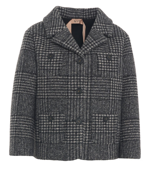 Jacke aus Wollmischung