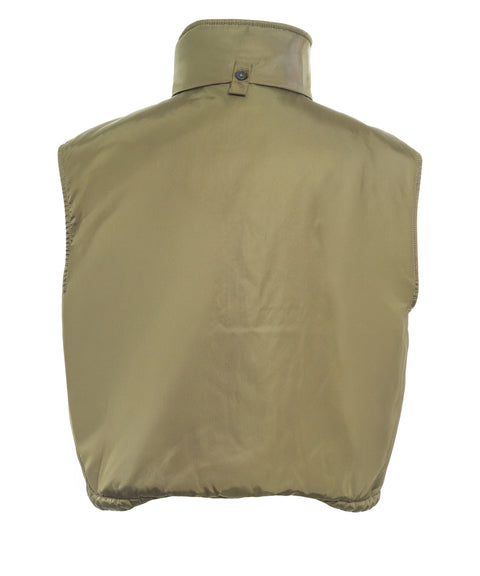 Gilet con collo alto