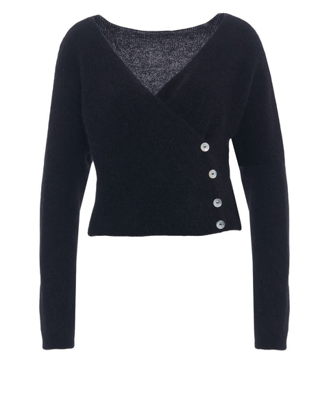 Cardigan in misto alpaca 'Mariya'