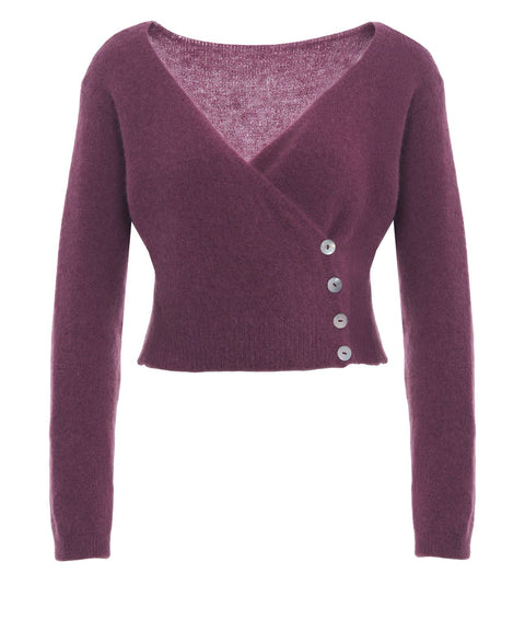 Cardigan in misto alpaca 'Mariya'