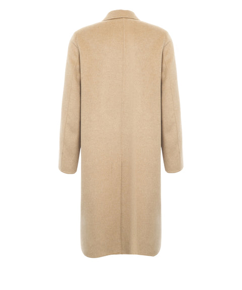 Cappotto in lana con alpaca