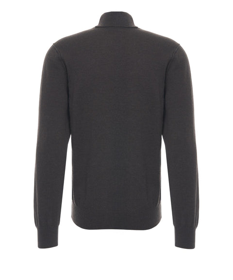 Rollkragenpullover aus Wolle