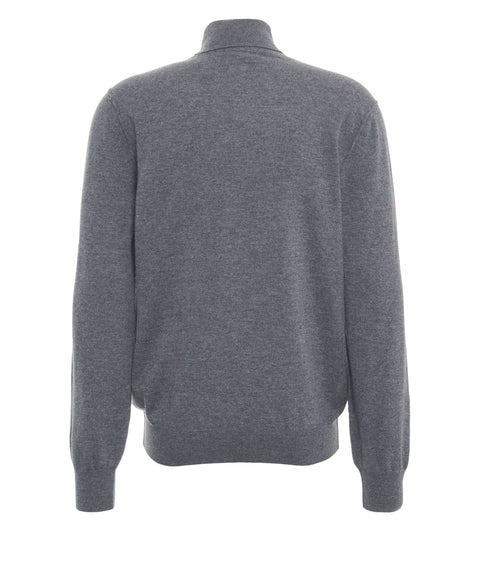Rollkragenpullover aus Wolle