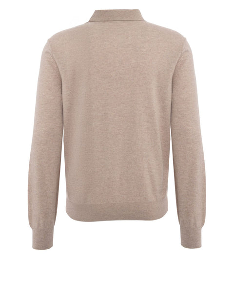 Pullover mit Polokragen