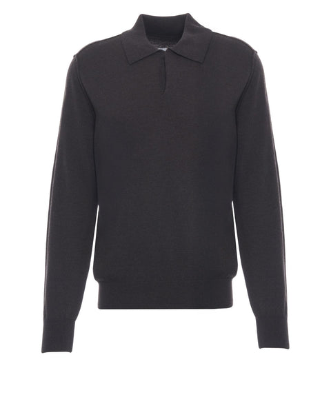 Pullover mit Polokragen