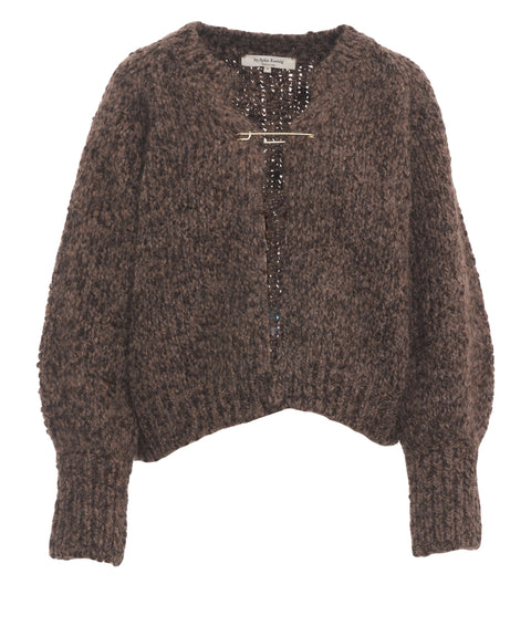Cardigan con spilla 'Connie'