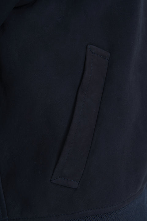 Bomber jacket in shearling