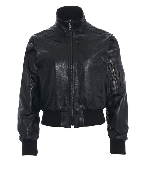Bomber aus Leder