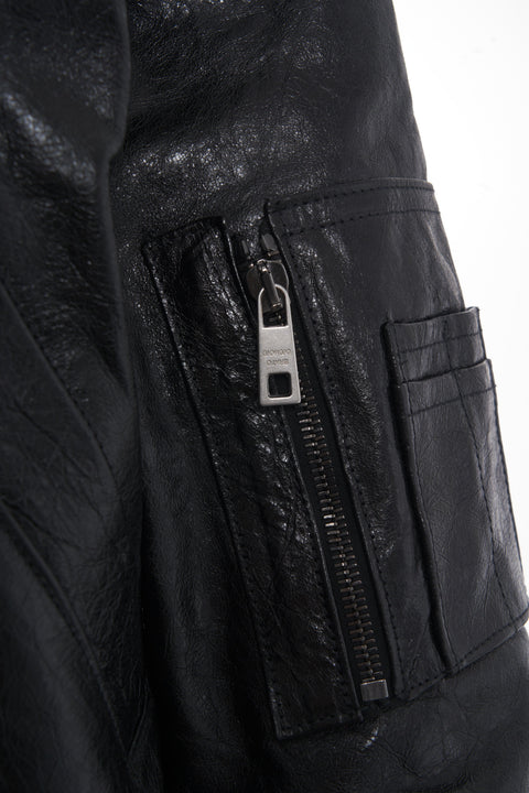 Bomber aus Leder