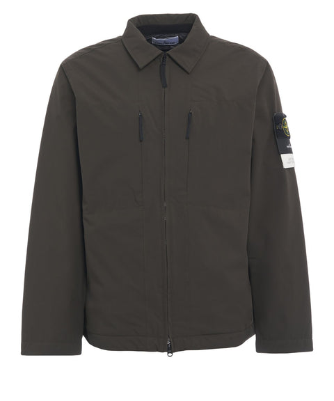 Jacket with detachable logo