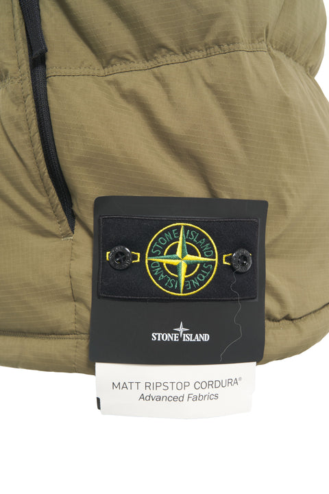 Gilet with logo patch