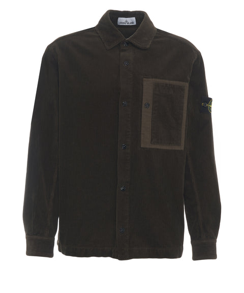 Overshirt in cotone