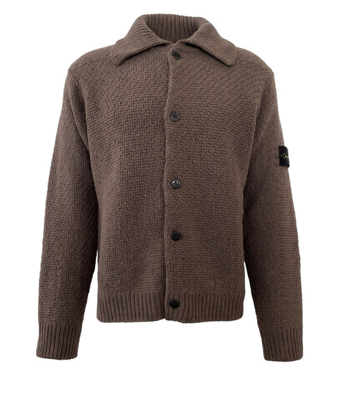 Strickjacke mit Logopatch