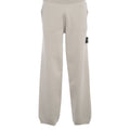 Jogging pants with logo patch