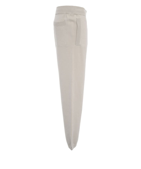 Jogging pants with logo patch