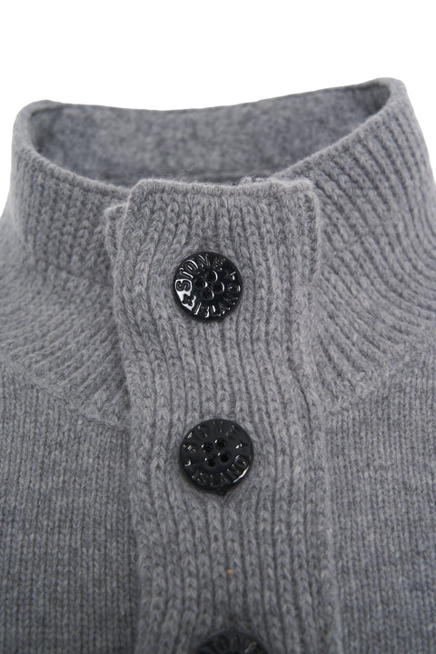Sweater with stand-up collar