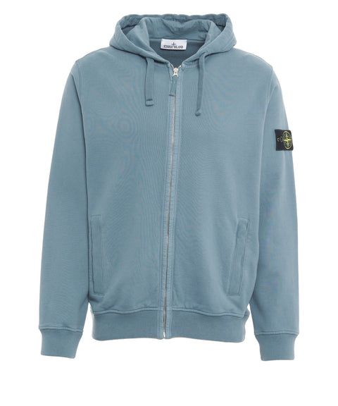 Sweatjacke mit abnehmbaren Logo
