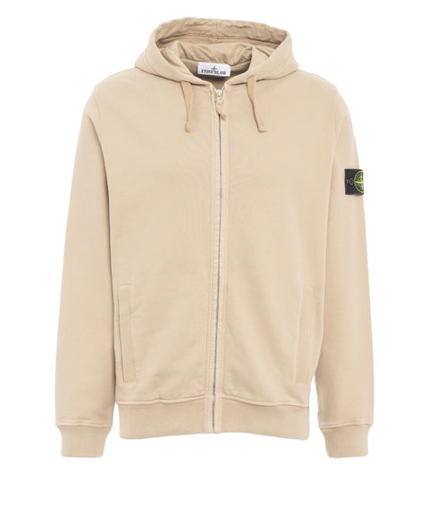 Hoodie with detachable logo