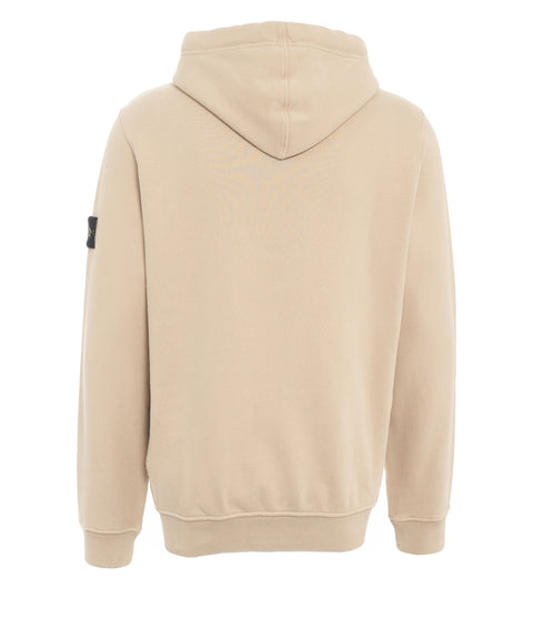 Hoodie with detachable logo