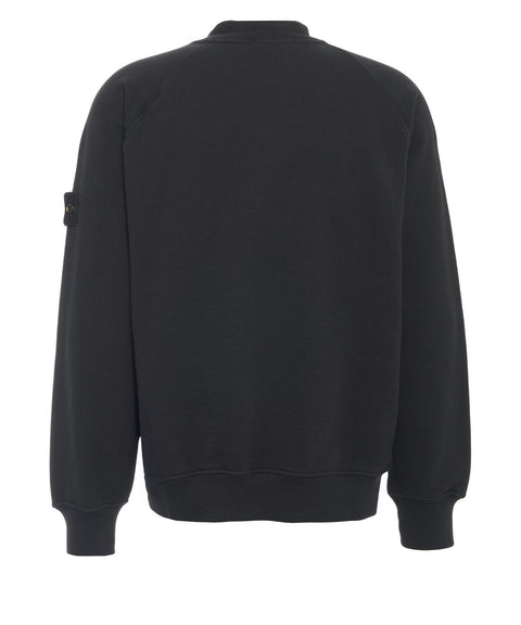 Sweatshirt with logo patch