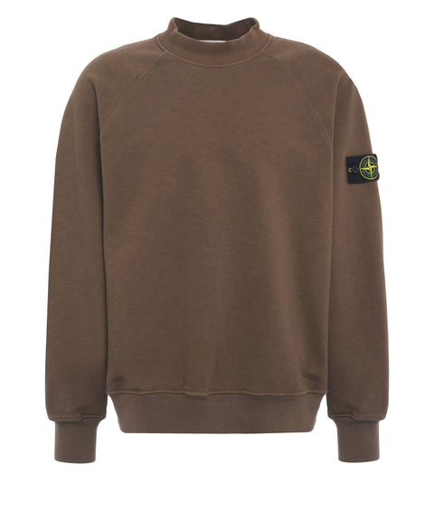 Sweatshirt with logo patch