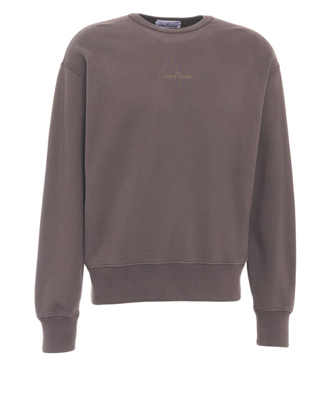 Sweatshirt with logo embroidery