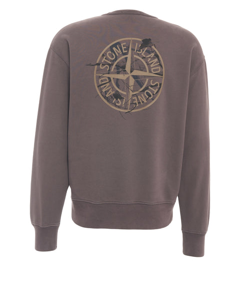 Sweatshirt with logo embroidery