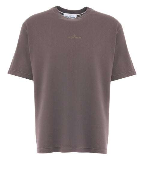 T-shirt with logo lettering