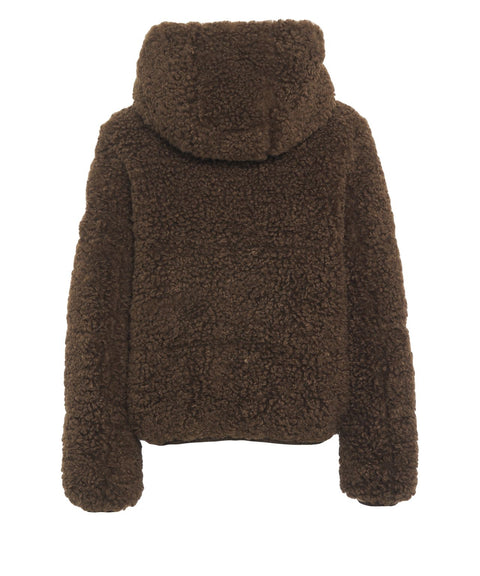 Giacca puffer in ecopelliccia 'Lenora'