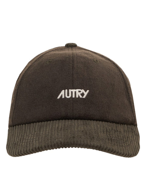 Corduroy baseball cap