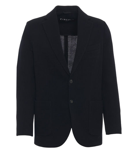 Wool blend blazer